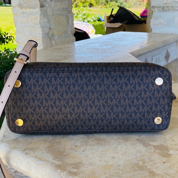 NWT Michael Kors Emilia LG Satchel&wallet - Picture 7 of 12